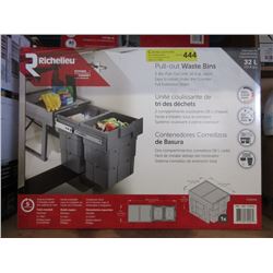 New 2-Bin Pull Out Waste Bin