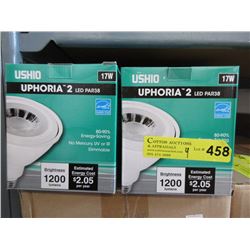 4 New 17 Watt LED PAR38 Flood Light Bulbs