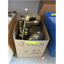 Box Vintage Brass Items