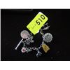 Image 1 : Sterling Silver Bracelet with Charms - 20 Grams