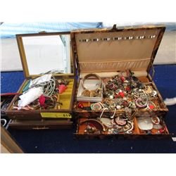 2 Jewelry Boxes and Contents