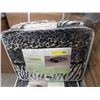 Image 1 : New Animal Stripe Sherpa Blanket - Queen Size
