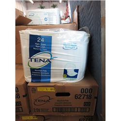 2 Cases of Tena Night Super Absorbent Pads