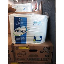 2 Cases of Tena Night Super Absorbent Pads