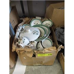 Box of Vintage Dishes