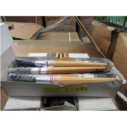 3 Dozen New #8 Artist Bristle Brushes