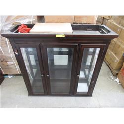 New Interior Lit Display Cabinet Top