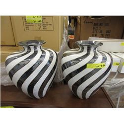 Pair of New Large Glazed Ceramic Vases