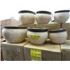 Image 1 : New 3 Piece Glazed Ceramic Planter Set