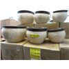 Image 1 : New 3 Piece Glazed Ceramic Planter Set