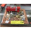 Image 1 : Vintage Military Items & Wind Up Tin Toy