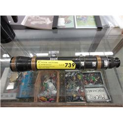 Vintage Metal Scope - Cracked Glass