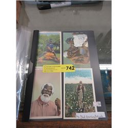 4 Black Americana Photo Cards