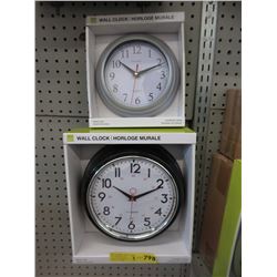 3 New Wall Clocks with Glass Lenses