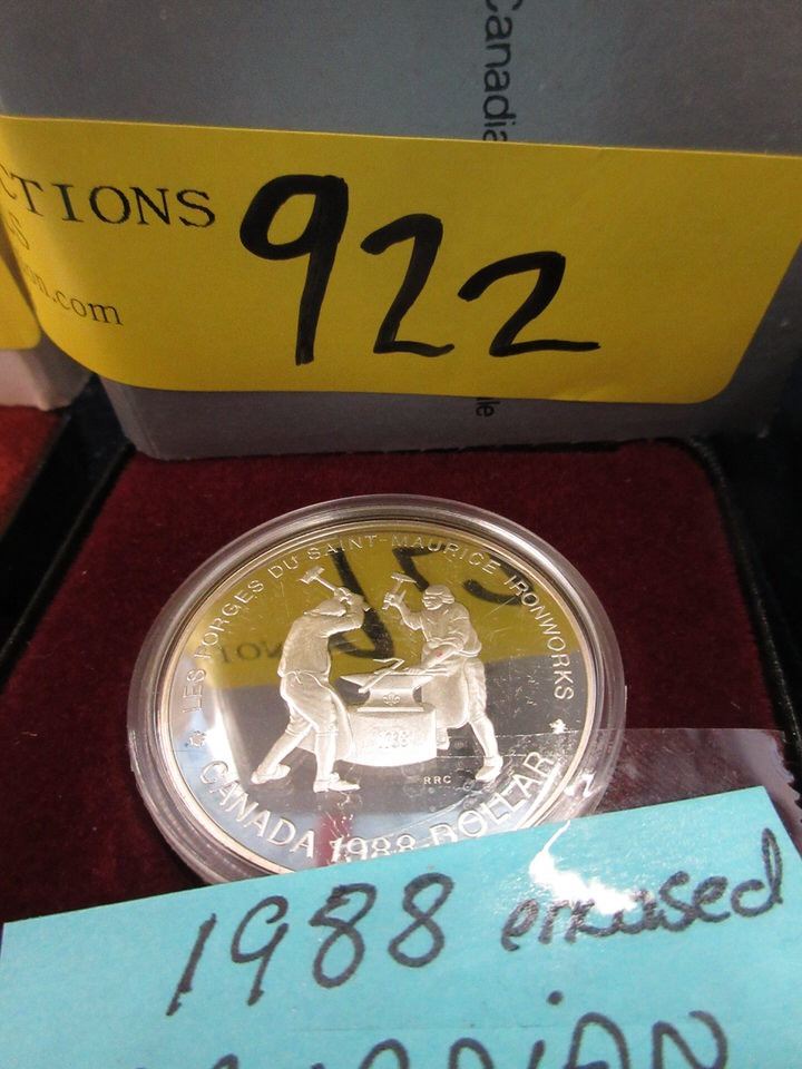 1988 Canadian Silver Dollar Coin 500 Silver 1988-canadian-silver-dollar-coin-500-silver