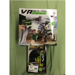 VR Real Feel Motocrosss and Max Traxx RC Car