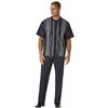Image 2 : Silversilk Mens Knit Front Pant Size Large 36