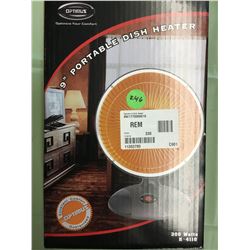 Optimus 9" Portable Dish Heater
