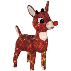 Lighted Rudolph the red nosed Reindeer Outdoor Decor