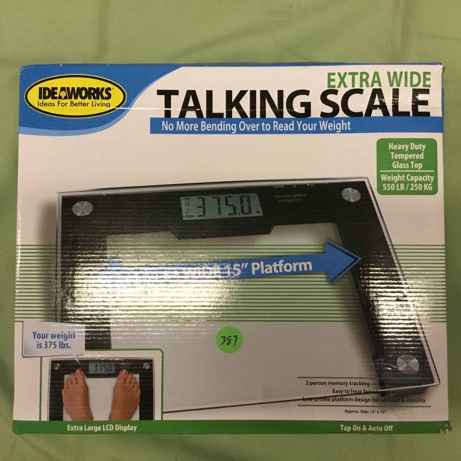 Ideaworks Extra wide Talking Scale