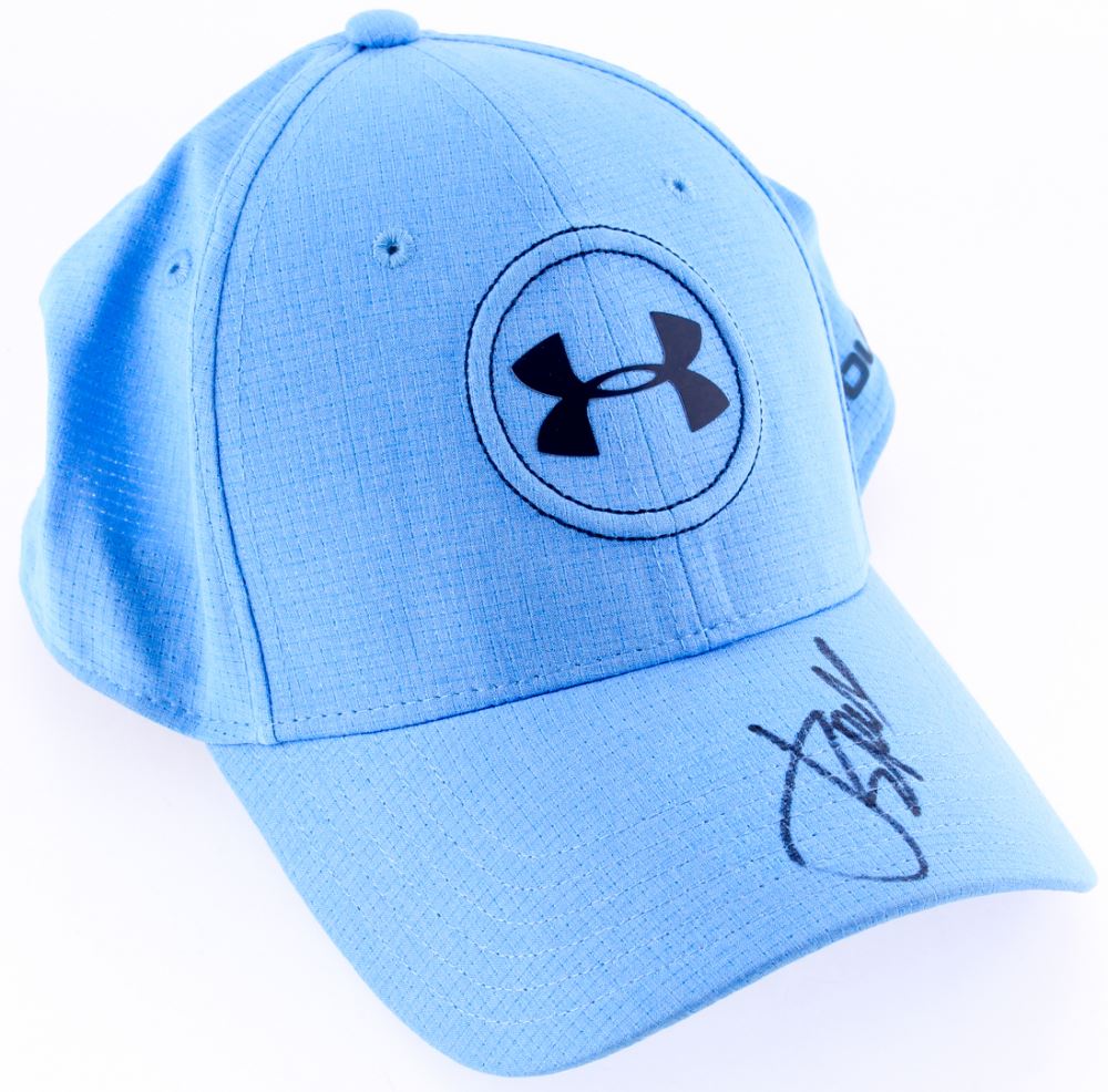Jordan Spieth Signed Under Armour Fitted Hat Jsa Coa