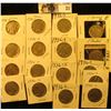 Image 1 : (17) 1936 S Buffalo Nickels all carded in 1 1/2" & 2" holders. Some slightly better grades.