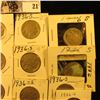 Image 3 : (17) 1936 S Buffalo Nickels all carded in 1 1/2" & 2" holders. Some slightly better grades.