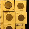 Image 2 : (9) 1935 S Buffalo Nickels all carded in 1 1/2" & 2" holders. Some slightly better grades.