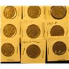 Image 2 : (12) 1937 P Buffalo Nickels all carded in 1 1/2" holders. Some slightly better grades.