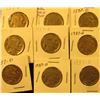 Image 2 : (15) 1937 D Buffalo Nickels all carded in 1 1/2" holders. Some slightly better grades.