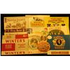 Image 1 : (10) different old and colorful Cigar Box labels.