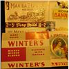 Image 2 : (10) different old and colorful Cigar Box labels.