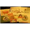 Image 1 : (10) different old and colorful Cigar Box labels.