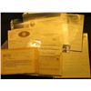 Image 1 : Large group of Old late 1800s to early 1900 era Missouri Letterheads and invoices from now defunct c