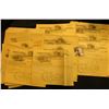 Image 1 : Large group of early 1900 era Invoices with architectural vignettes from "Smith, Lighty and Hillman 