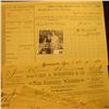 Image 2 : Couple of old Carberry Notes on tokens; several 1877-1890 Invoices including one from the "Collector