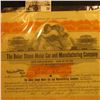 Image 2 : 2000 Shares "The Baker Steam Motor Car and Manufacturing Company" Stock Certificate with Motor car i