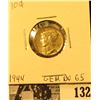 Image 1 : 1944 P Mercury Dime GEM BU 65. Superb original toning.
