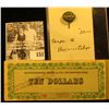Image 3 : "Tampa Business College" Stick Pin; & $10 Scrip "Montgomery Ward Merchandise Coupons" with a couple 