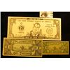 Image 1 : (2) different size $1000 "Pony Express Money" Scrip "Copyright 1947 by Bert J. Bratt"; & a "The Over