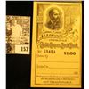 Image 1 : "Allison's Improved Credit Coupon Check Book with Promissory notes for $1.00, 1c, 2c, & 5c. Coupons 