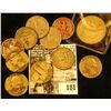 Image 1 : (5) Clad Washington Quarters; (5) 90% Silver U.S. Quarters; & 1962 D Silver Franklin Half Dollar. Al