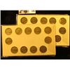 Image 2 : (2) Complete Sets of U.S. Silver War Nickels in special holders. (22 coins total). Circulated.