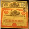 Image 1 : 1960 One Hundred Shares Stock Certificate "Gardner-Denver Company", hole cancelled & Ten Shares Stoc