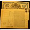 Image 2 : 1960 One Hundred Shares Stock Certificate "Gardner-Denver Company", hole cancelled & Ten Shares Stoc