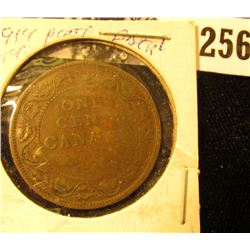 1914 Canada Large Cent, Very Weak Strike variety.