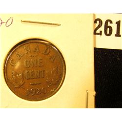 1920 Canada Small Cent, AU.