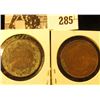 Image 2 : 1916 & 17 Canada Large Cents, some corrosion.