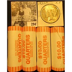 (4) 2007 D Solid Date Rolls of Gem BU Idaho Statehood Commemorative Quarters in bank-wrapped Rolls; 