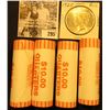 Image 1 : (4) 2006 D Solid Date Rolls of Gem BU Nebraska Statehood Commemorative Quarters in bank-wrapped Roll